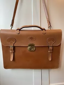 Mulberry Vintage Tan Leather Briefcase - Picture 1 of 24