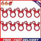 30Pcs Outdoor Camping Tent Rope Buckles Tensioner Fastener (Red)