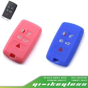 Silicone Case Cover For Land Range Rover Velar Discovery 5 Remote Smart Key 17- - Imagen 1 de 7
