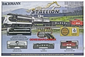 N Scale THE STALLION Complete Freight Train Set Bachmann New in Box 24025 - Picture 1 of 2