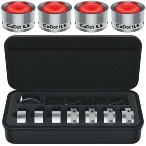 Chauvet DJ CoDot ILS 4-pack of Coin-Sized LED Illuminators Lights w/ Carry Case - Picture 1 of 12