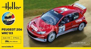 Peugeot 206 WRC'03 Heller 56113 skala 1/43 - Imagen 1 de 4