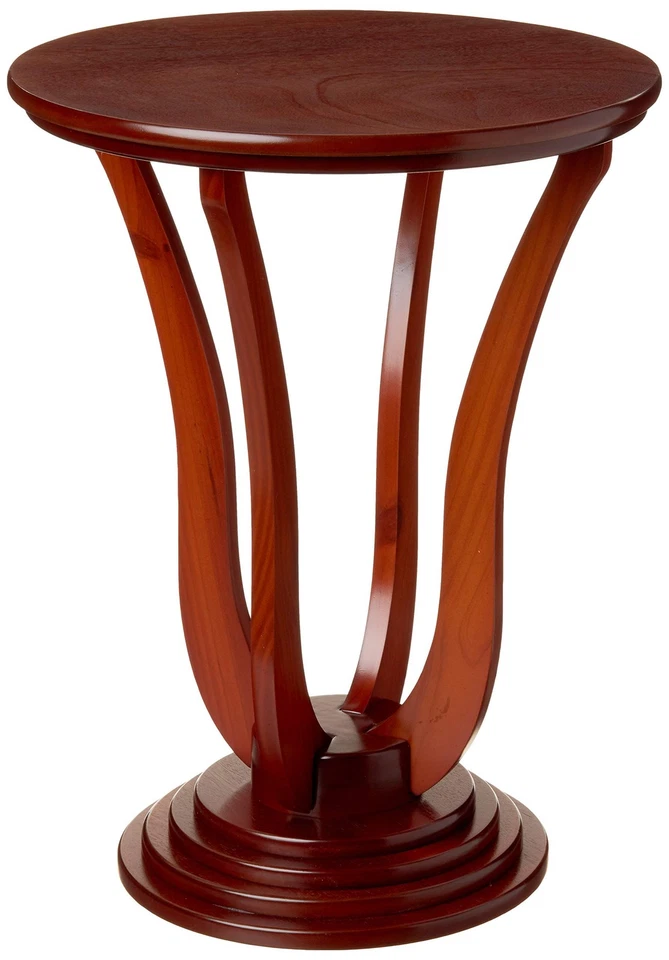 Frenchi Home Furnishing Round End Table Espresso