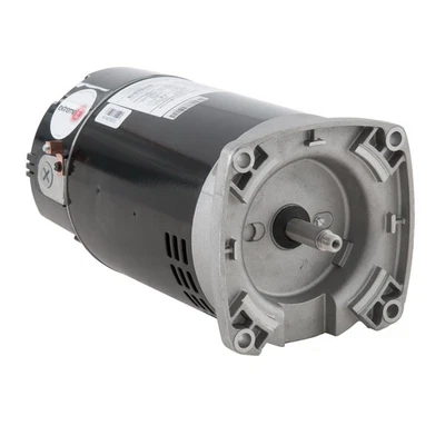 U.S. Motors ASB841 Square Flange 1HP Full Rated 56Y 115/230V Pool and Spa Motor - Image 1 of 2