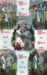 AK Künstlerkarte, 1.WK, Ung / Österreich Armee, "Wenn der Morgen graut..." n. ge - Picture 1 of 2