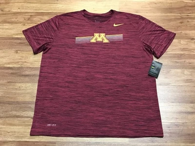 MENS XL - NEW Nike NCAA Minnesota Golden Gophers Dri-FIT Football T-Shirt - Image 1 of 4
