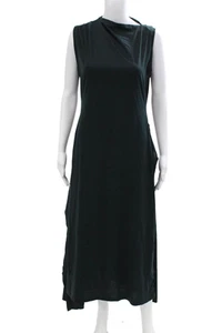Modern Citizen Womens Boat Neck Sleeveless Midi Wrap Dress Dark Green Size S - Picture 1 of 6