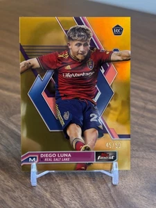 Diego Luna 2023 Topps Finest MLS #94 Gold Refractor /50 Rookie RC - Picture 1 of 2