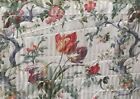 RARE MANUEL CANOVAS Paris « Lady Jane » tissu en forme de ruban floral fabriqué en Italie
