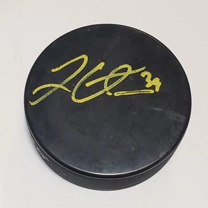 Logan Couture signierter Practice Puck San Jose Haie PERSÖNLICHES AUTO (P19) - Bild 1 von 2