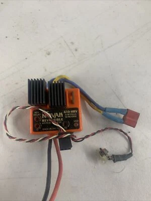 VINTAGE TEAM NOVAK REVERSIBLE HYPERFET ESC 610 HRV BRUSHED 6-10 CELLS W REVERSE - Image 1 of 4