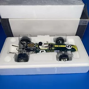 1967 Jim Clark #5 British GP Lotus 49 World Champion Winner 1:18 Quartzo Diecast - Picture 1 of 16