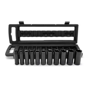 HUSKY 1/2 In. Drive SAE 6-Point Impact Socket Set with Storage Case (11-Piece) - Picture 1 of 7
