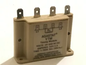 AGASTAT VTM SOLID STATE TIMING MODULE 1 - 1000 SECONDS ad2G8 - Picture 1 of 7