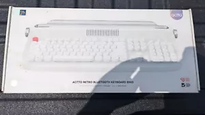 ACTTO B503 Retro Bluetooth Multi-pairing Keyboard 106keys English --New In Box - Picture 1 of 2