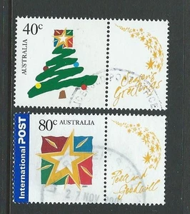 AUSTRALIA 2001 CHRISTMAS FIRST ISSUE FINE USED - Picture 1 of 1