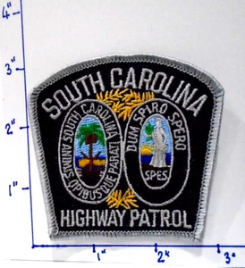 PATRULLA DE CARRETERAS DE Carolina del Sur -- insignia bordada de policía parche tamaño 3" - nuevo - Imagen 1 de 1