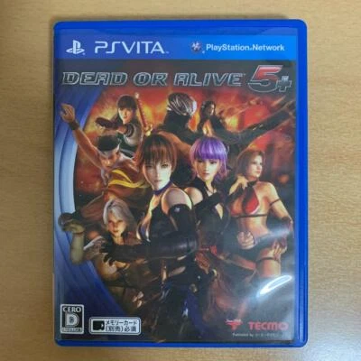 Dead or Alive 5+ PSVita Tecmo Used Japan Fighting Game Tested Working Boxed - Image 1 of 4