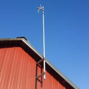 MADE IN USA Antenna Mast Wall Mount with 4" to 22" stand off bracket HAM Radio - Picture 1 of 11