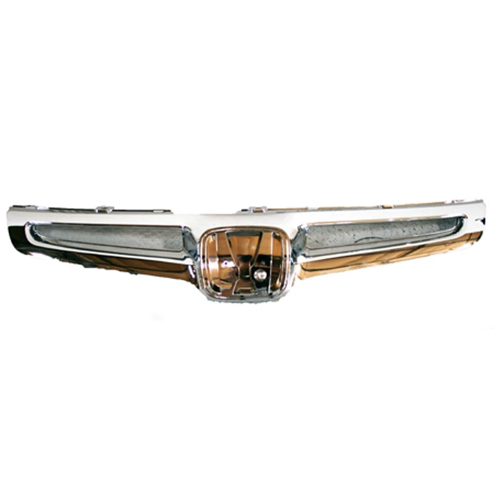 New Grilles All Chrome Plastic Front Fits Honda Accord Sedan 2003-2005 HO1200158 - Image 1 of 1