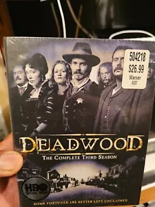 Deadwood The Complete Third Season DVD Set Season 3 NEW SEALED - Picture 1 of 5
