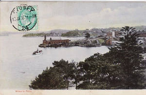 Australia SYDNEY NSW 24 Queen Victoria 1/2d Italian Cruiser CALABRIA 1906 - Picture 1 of 1