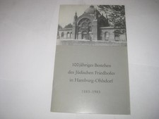 Hamburgo ohlsdorf Cemitério Judeu feierstunde Anla sslich Des 100 Ja hriges...