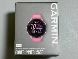 NUOVO Garmin Forerunner 265S GPS Smartwatch da Corsa Display AMOLED Rosa Chiaro - Foto 1 di 7