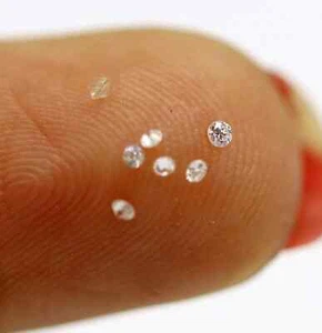 7 PCS Lots Color G/SI2 Grade 0.036 Ct Natural Loose Small Size Stone Diamonds - Picture 1 of 10