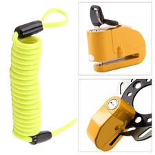 Alarm Motorbike Disc Lock Brake Scooter Motorcycle Cycle Security + Cable 1.5M