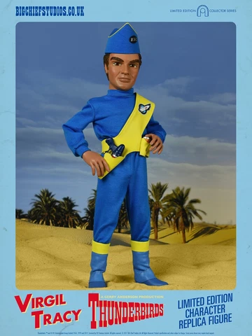 BIg Chief Studios 1/6 VIRGIL TRACY Thunderbirds Replica Figure Limited Edition Cover