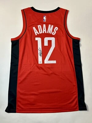 Steven Adams Signed Nike Swingman Houston Rockets Jersey Sz 48 Large  COA PSA - Image 1 of 4
