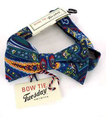 BOW TIE T Tuesday Masculino PRÉ-AMARRADO Multicolorido Estampa Floral & Paisley BOW TIE - Imagem 1 de 2