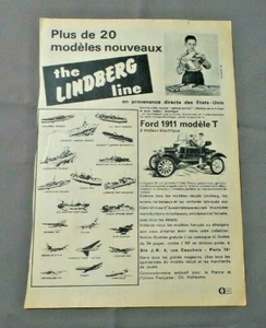 PUBLICITE ANCIENNE ADVERT CLIPPING 100519 VOITURE FORD 1911 MODELE T LINDBERG - Imagen 1 de 1