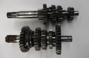 78 SUZUKI DUSTER TS125 TS 125 TRANSMISSION COUNTER MAIN SHAFTS - Picture 1 of 5