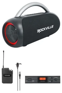 Audio-Technica ATW-2129CS Wireless Receiver, Transmitter+Lavalier Mic+Boombox - Picture 1 of 12