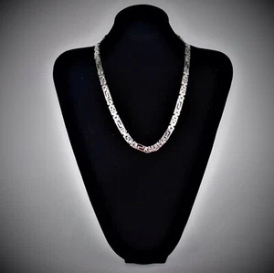 Collar de plata de joyería de acero inoxidable para hombres y mujeres moda - Imagen 1 de 1