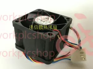 Delta FFB0412SHN -9C72 DC12V 0.45A 4028 PWM temperature control cooling fan 4pin - Picture 1 of 4