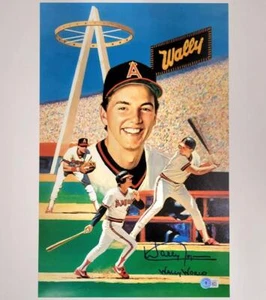 Wally Joyner signed Wally World 11x17 Photo CA Angels ~ Beckett BAS Witness Holo - Picture 1 of 2