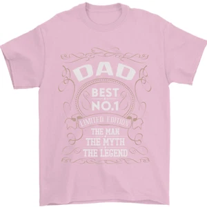 Día Del Padre No 1 Papá Hombre Mito Legend Hombre 100% Algodón - Imagen 1 de 98