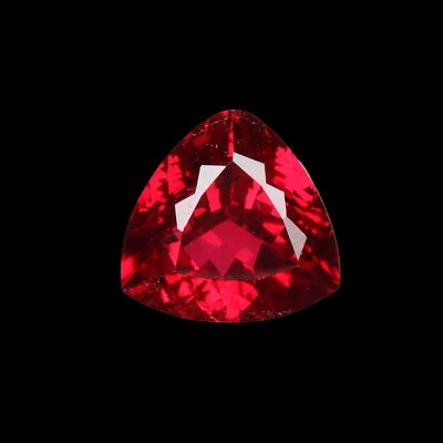 Genuine! Trillion Cut Red Ruby 8 Carat Loose Gem Stone For Jewelry Making - Image 1 of 4
