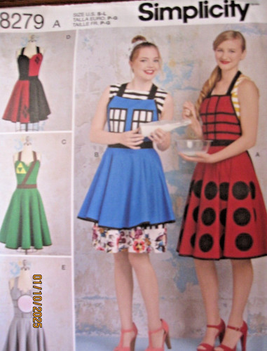 Simplicity #8279 MISSES APRONS IN TWO LENGTHS Sewing Pattern Uncut | eBay