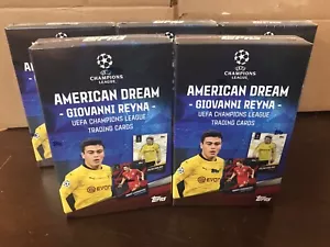2021 Topps Giovanni Reyna kuratiertes Set UEFA UCL American Dream Factory versiegelte Box - Bild 1 von 4