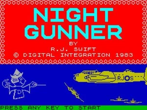 Sinclair ZX Spectrum 48K Spiel - NIGHT GUNNER - Digitale Integration - Getestet - Bild 1 von 2
