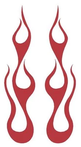 FLAME #118 DECAL VINYL GRAPHIC CAR TRUCK BLAZE SUV SEMI CROSS OVER FIRE VAN - Picture 1 of 2