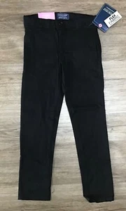 Cherokee Girls' School Uniform Stretch Skinny Pants Adjustable Waist Black sz 8 - Picture 1 of 5