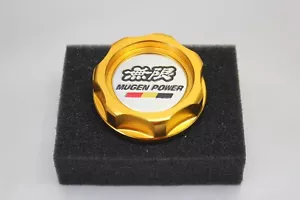 Mugen Honda Engine Oil Cap Gold Anodised Aluminium Prelude Jazz City Odyssey - Bild 1 von 8