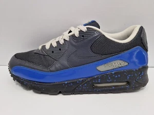 Nike Air Max 90 blau schwarz weiß Gr.42,5 Retro Vintage - Bild 1 von 8