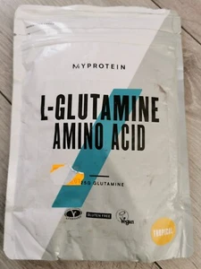 PROTEINES L GLUTAMINE AMINO ACID AROME TROPICAL 500G MY PROTEIN 07/2021 - Foto 1 di 3