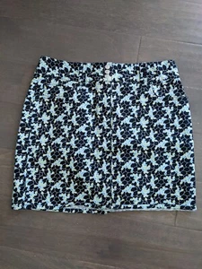 Falda elástica estampada Ann Taylor Loft para mujer talla 6P Petite - Imagen 1 de 5
